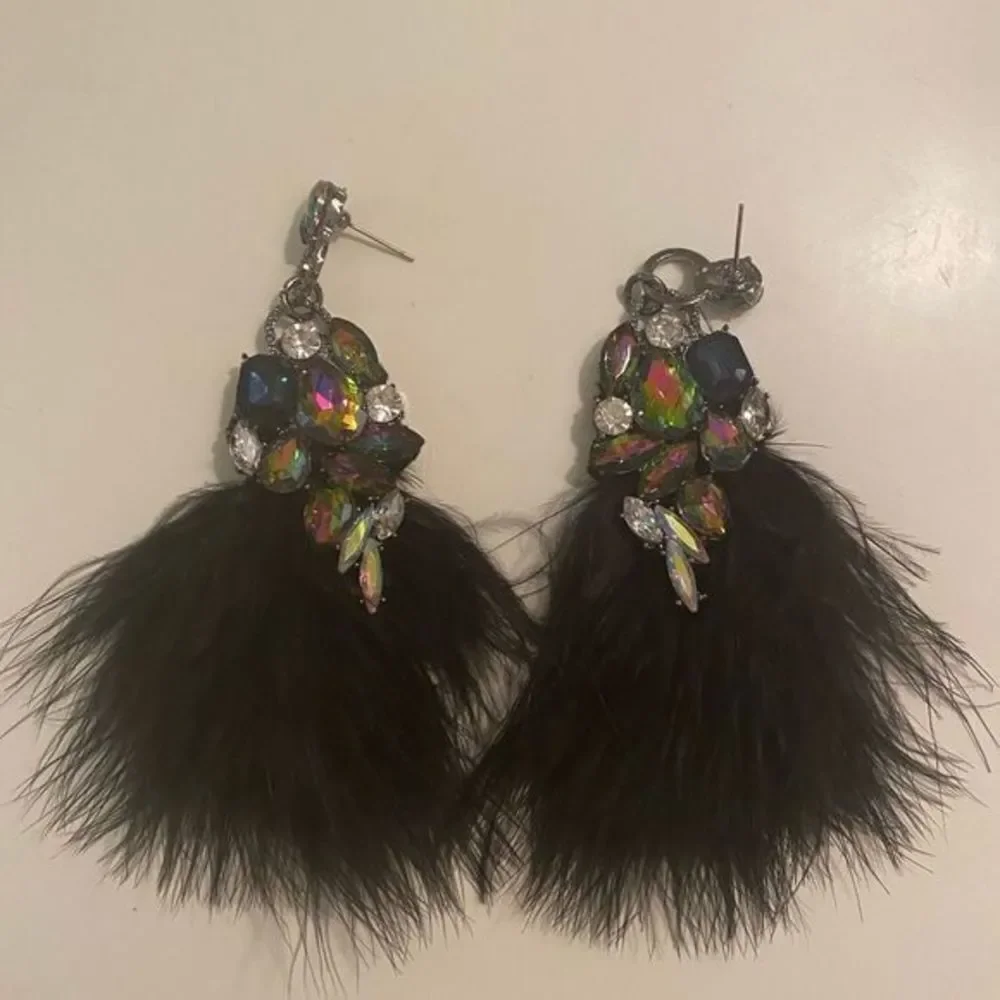 Allie Beads fur earrings
